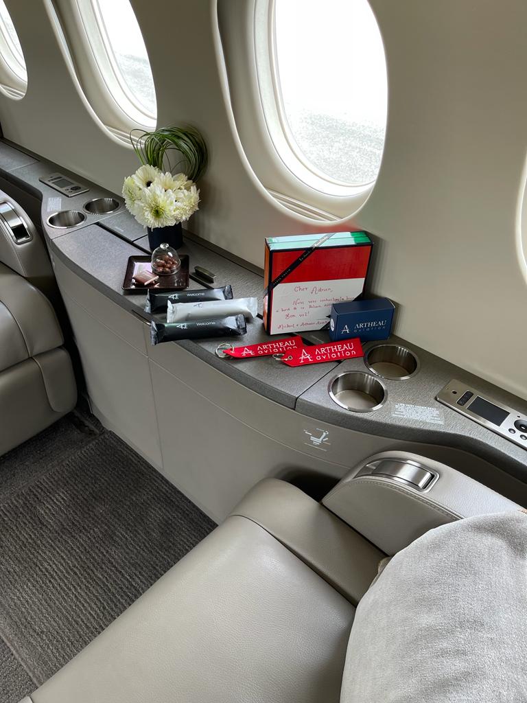 private jet interior