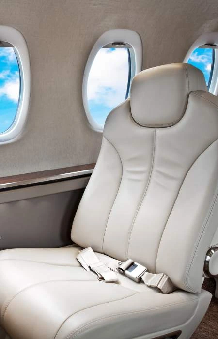 Luxury private jet cabin interior London – VIP comfort Artheau Aviation
