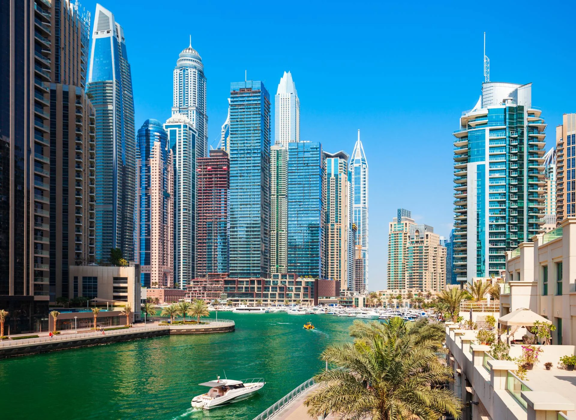 Dubai Marina skyscrapers