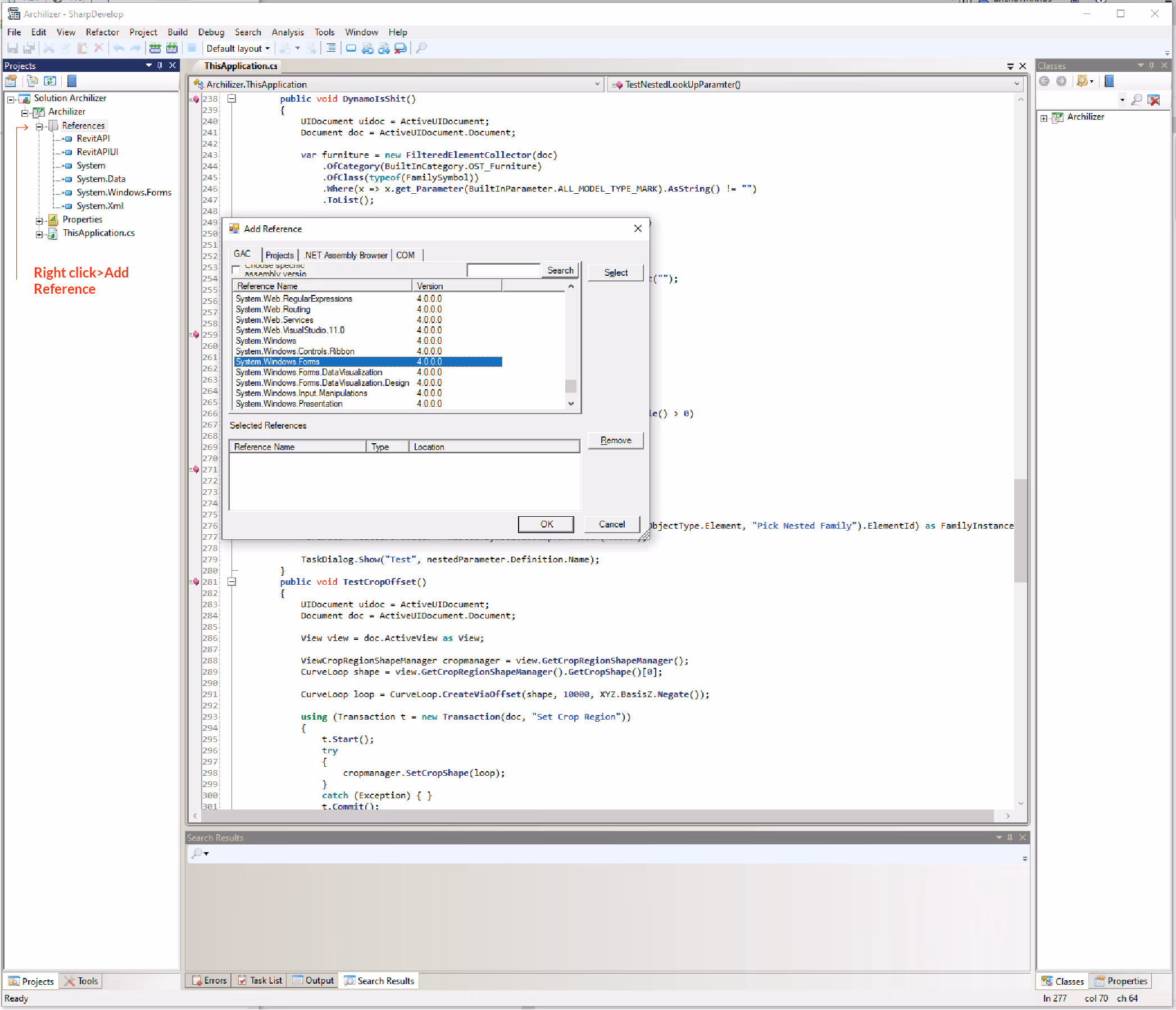 Adding References to Macros.