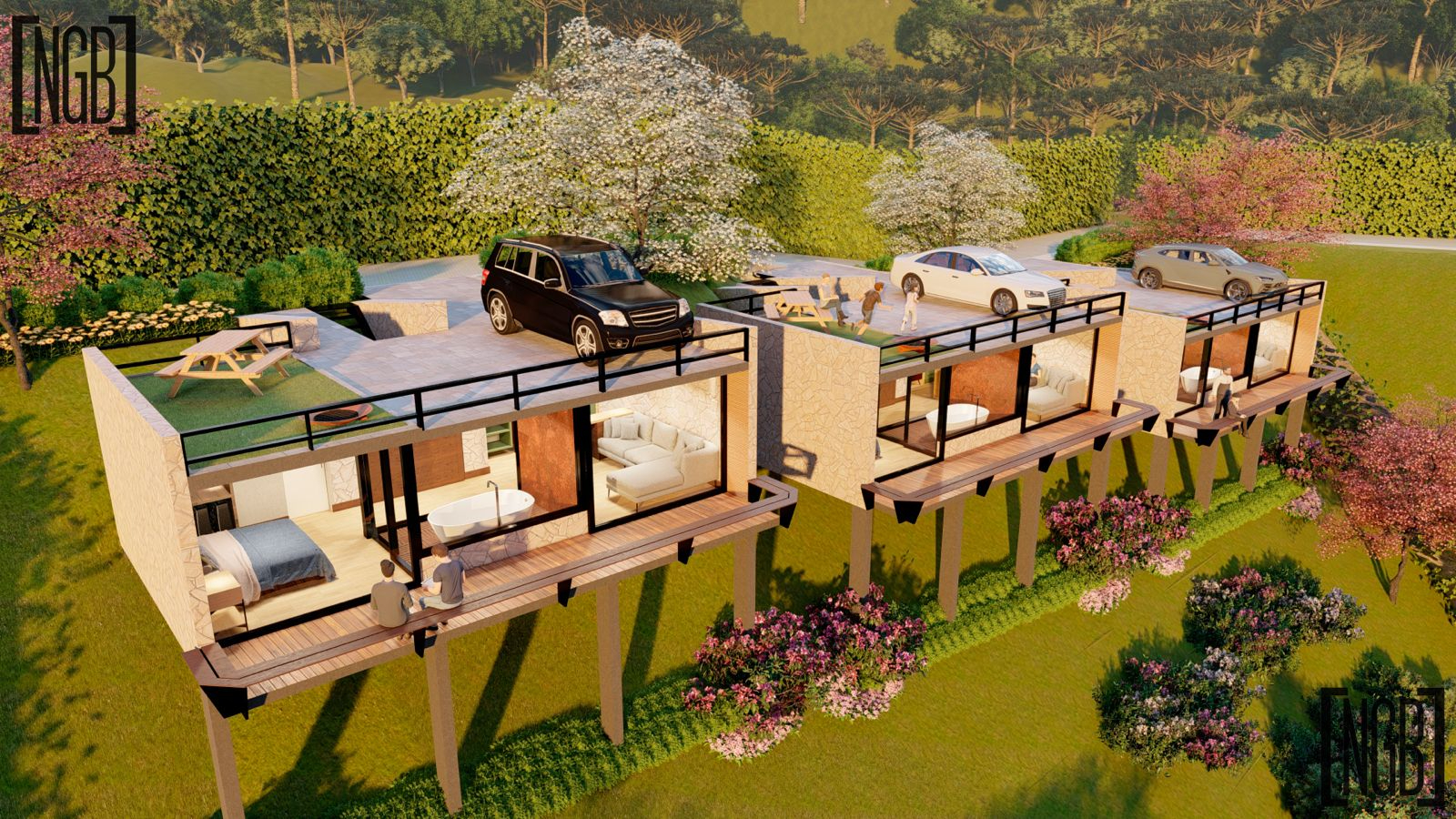 Lote  com projeto aprovado e vista para as montanhas