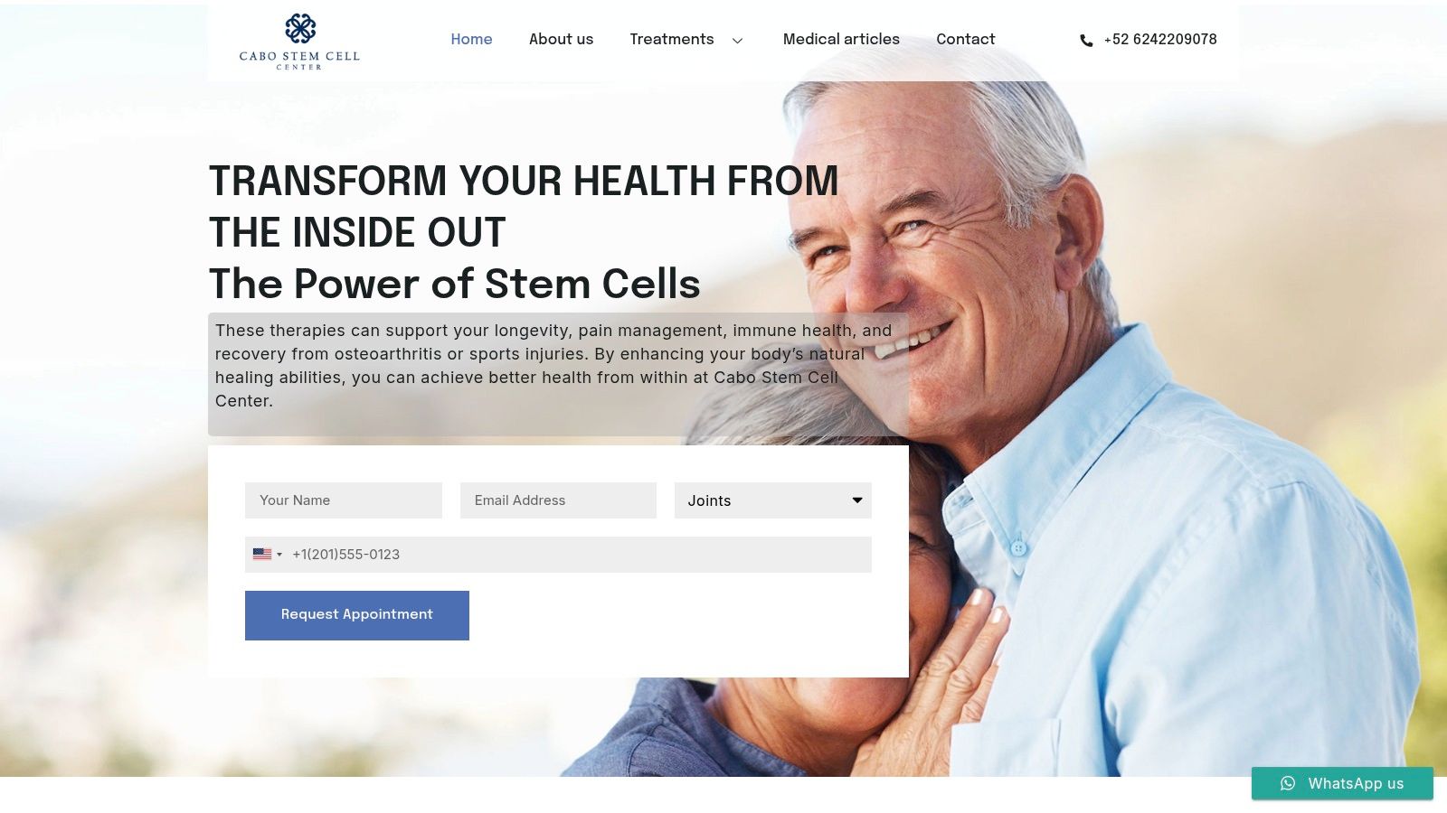Cabo Stem Cell Center offering stem cell therapy in Los Cabos.