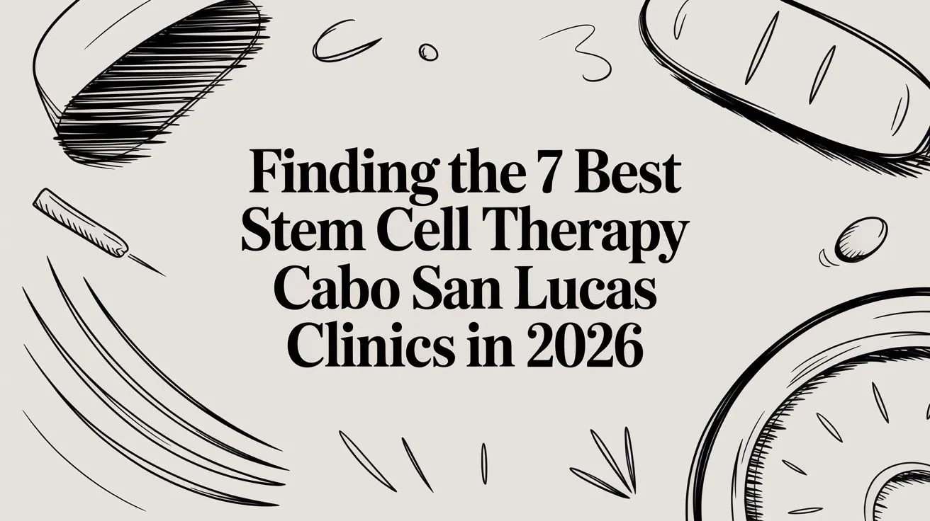 Finding the 7 Best Stem Cell Therapy Cabo San Lucas Clinics in 2026