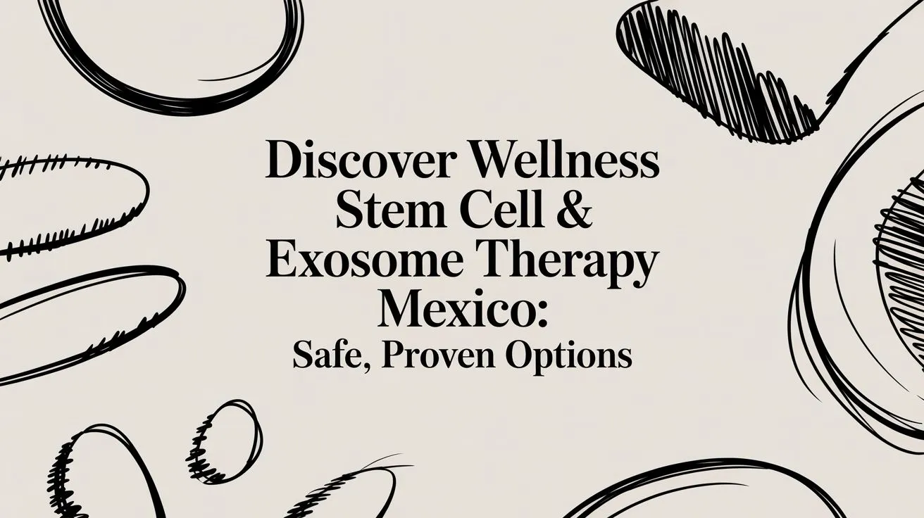 Discover Wellness Stem Cell & Exosome Therapy in Mexico: A Guide to Safe, Physician-Led Options
