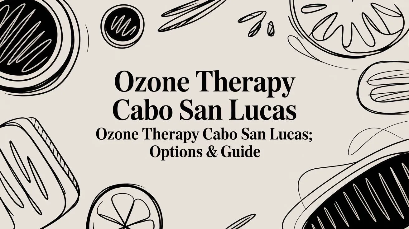 Ozone Therapy in Cabo San Lucas: A Patient's Guide to Regenerative Wellness