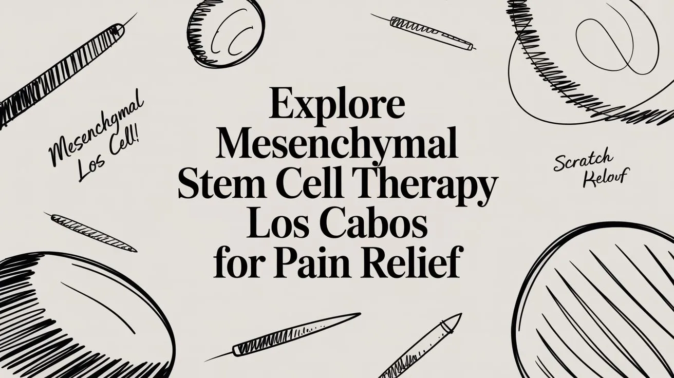 A Patient's Guide to Mesenchymal Stem Cell Therapy in Los Cabos