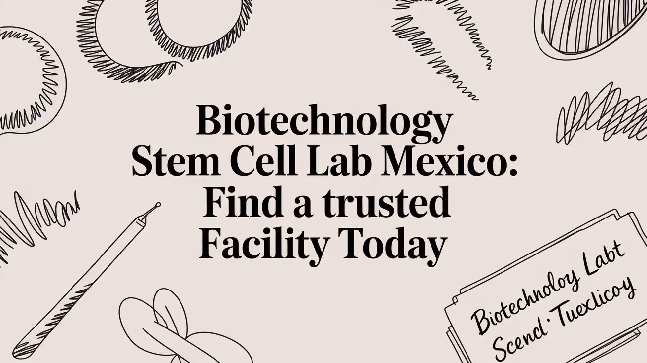 Biotechnology Stem Cell Lab Mexico: A Guide to Finding a Trusted Facility
