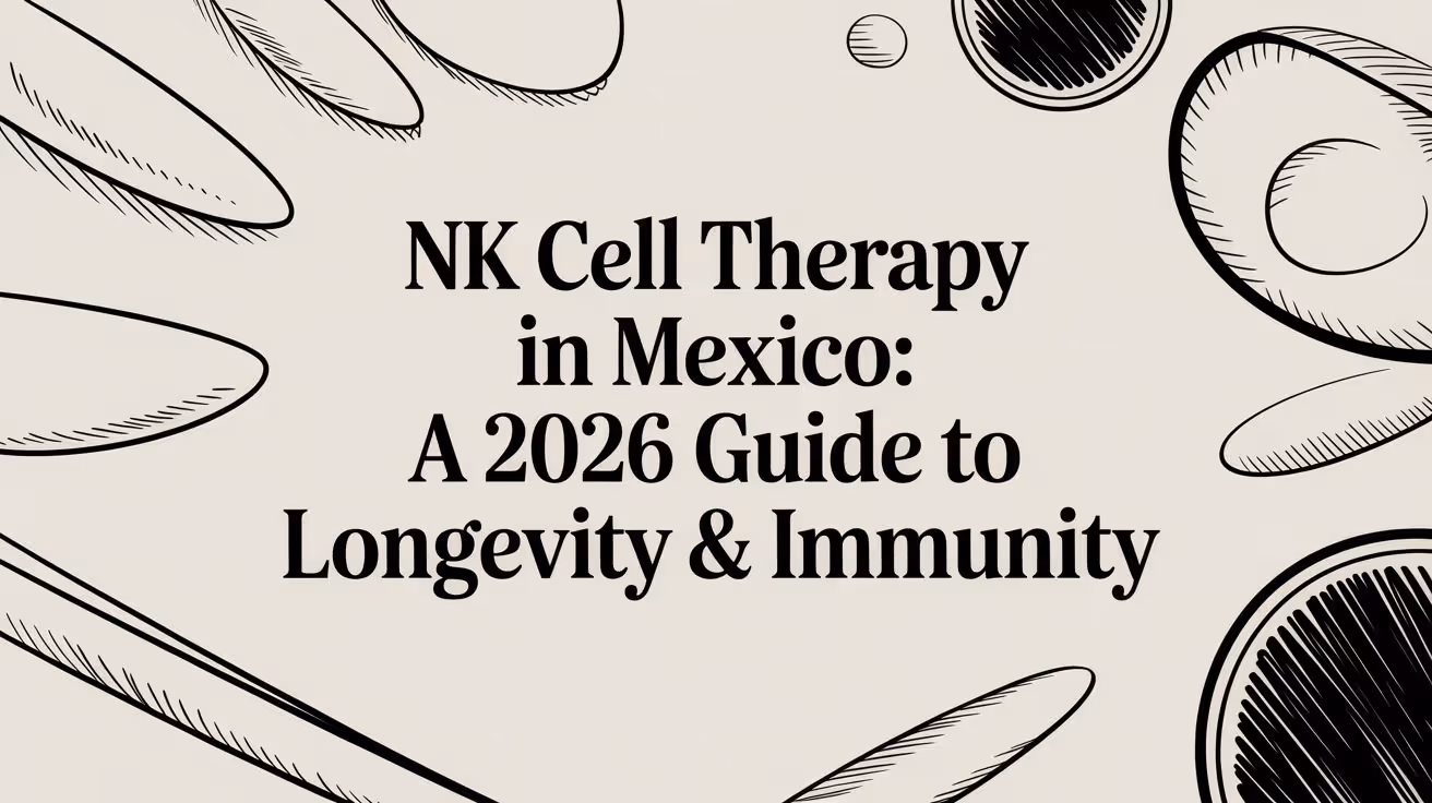 NK cell therapy in Mexico: A Guide to Longevity & Immunity
