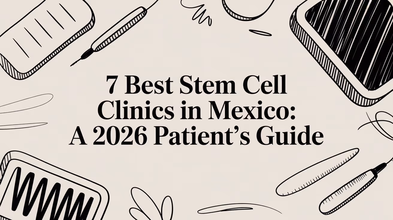 7 Best Stem Cell Clinics in Mexico: A 2026 Patient's Guide
