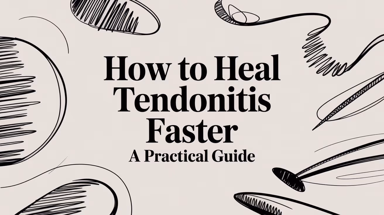 How to Heal Tendonitis Faster: A Practical Guide