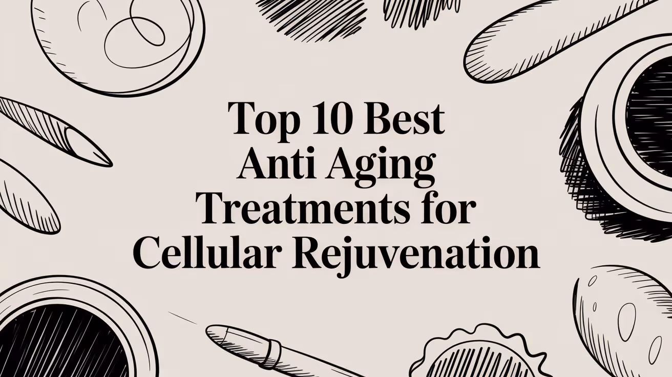 Top 10 Best Anti Aging Treatments for Cellular Rejuvenation
