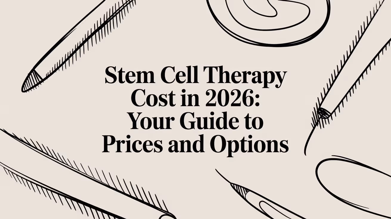 Stem Cell Therapy Cost in 2026: A Patient's Guide to Understanding the Investment