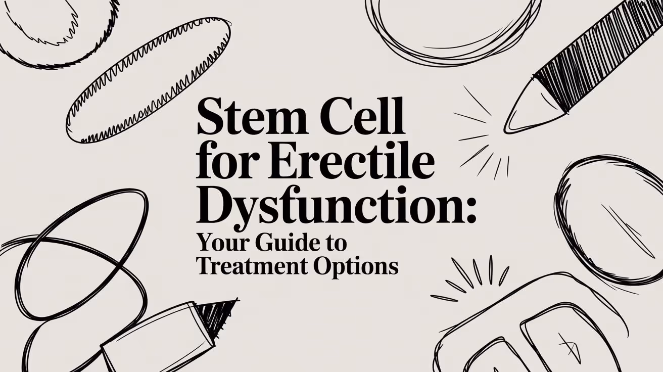 Stem Cell for Erectile Dysfunction: Your Guide to Regenerative Treatment