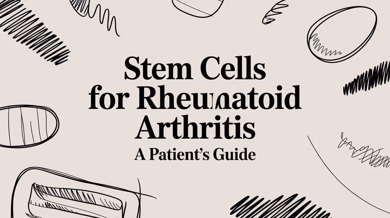 Stem Cells for Rheumatoid Arthritis: A Patient's Guide