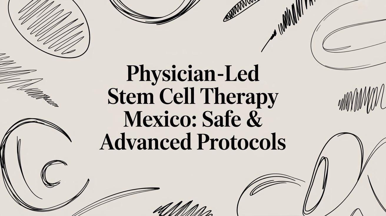Physician-Led Stem Cell Therapy Mexico: A Guide to Safe & Advanced Protocols in 2026