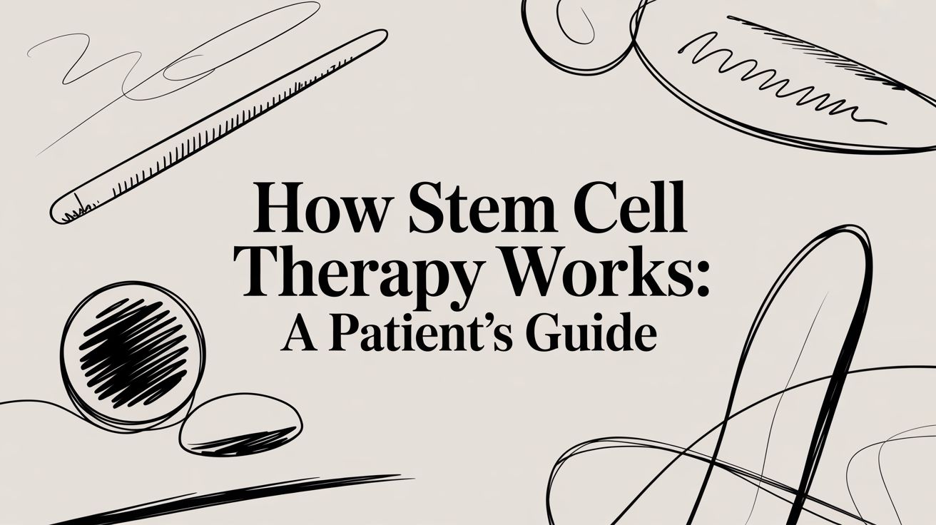 How Stem Cell Therapy Works: A Patient’s Guide