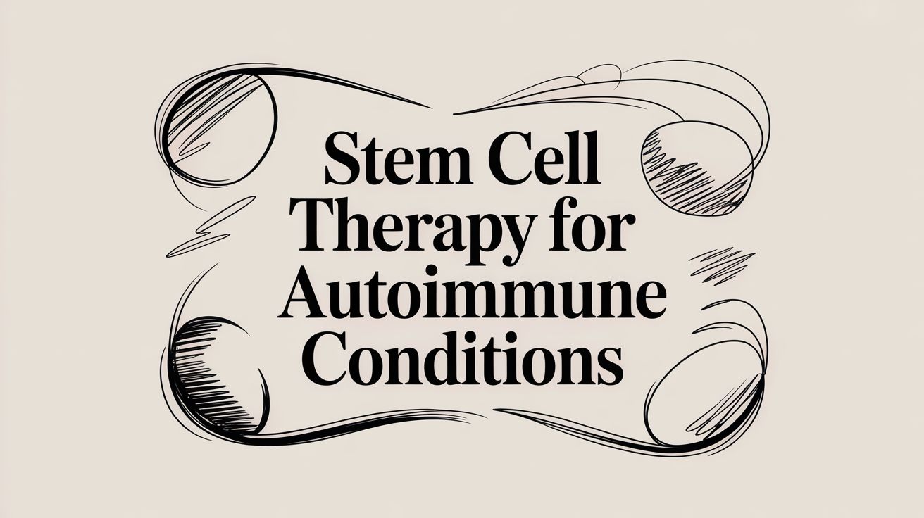 Stem Cell Therapy for Autoimmune Conditions