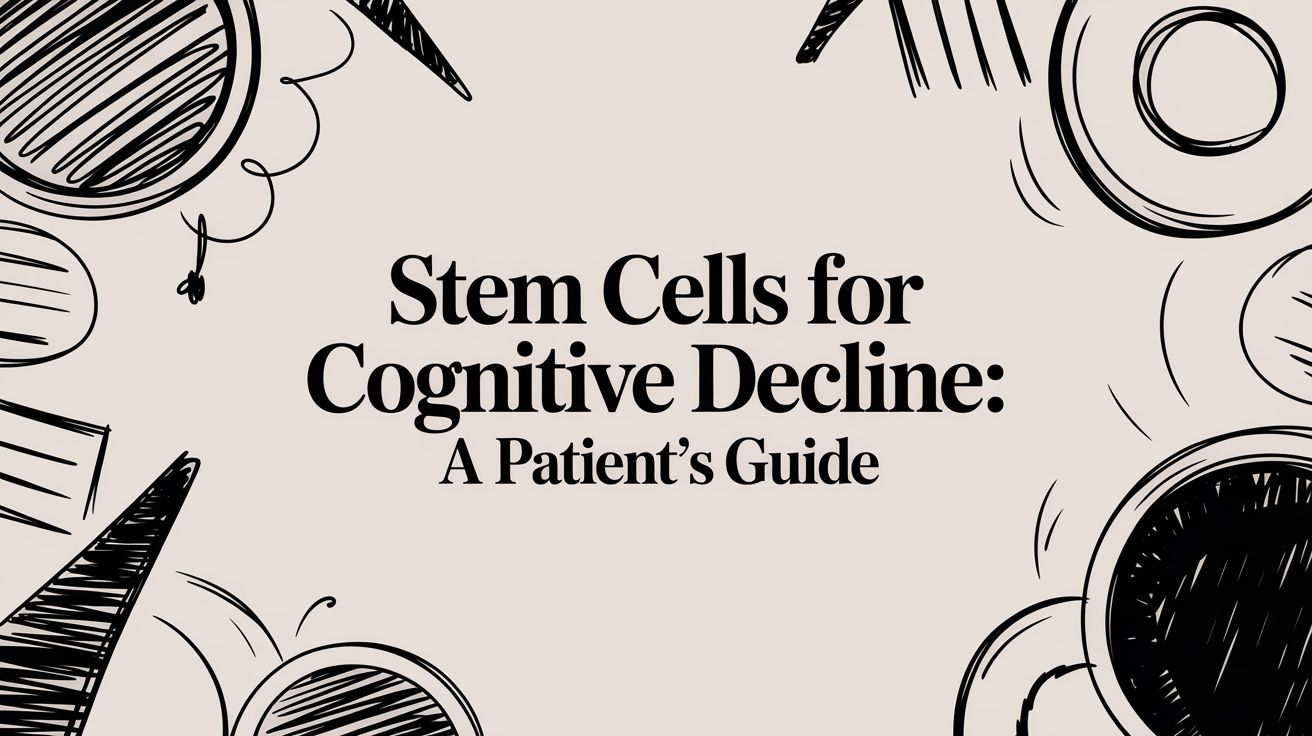 Stem Cells for Cognitive Decline: A Patient's Guide