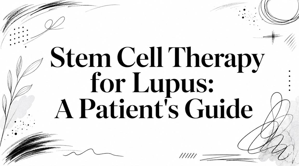 Stem Cell Therapy for Lupus: A Patient's Guide