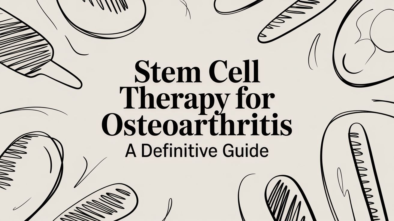 Stem Cell Therapy for Osteoarthritis: A Definitive Guide 2026