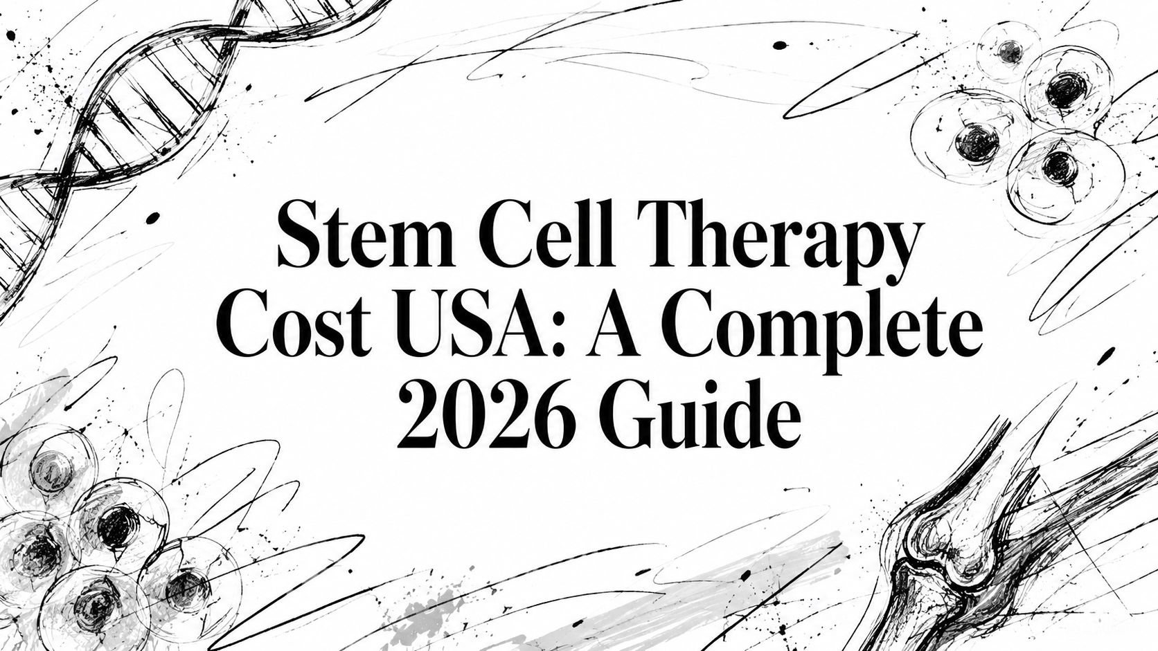 Stem Cell Therapy Cost USA: A Complete 2026 Guide