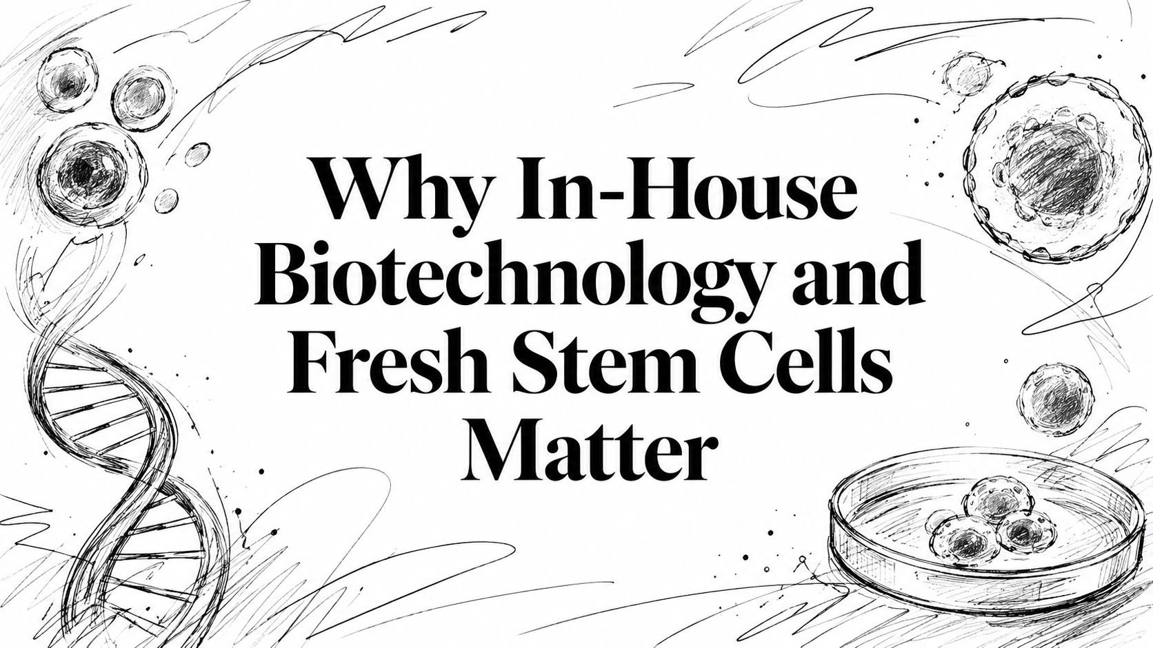 Why In-House Biotechnology and Fresh Stem Cells Matter