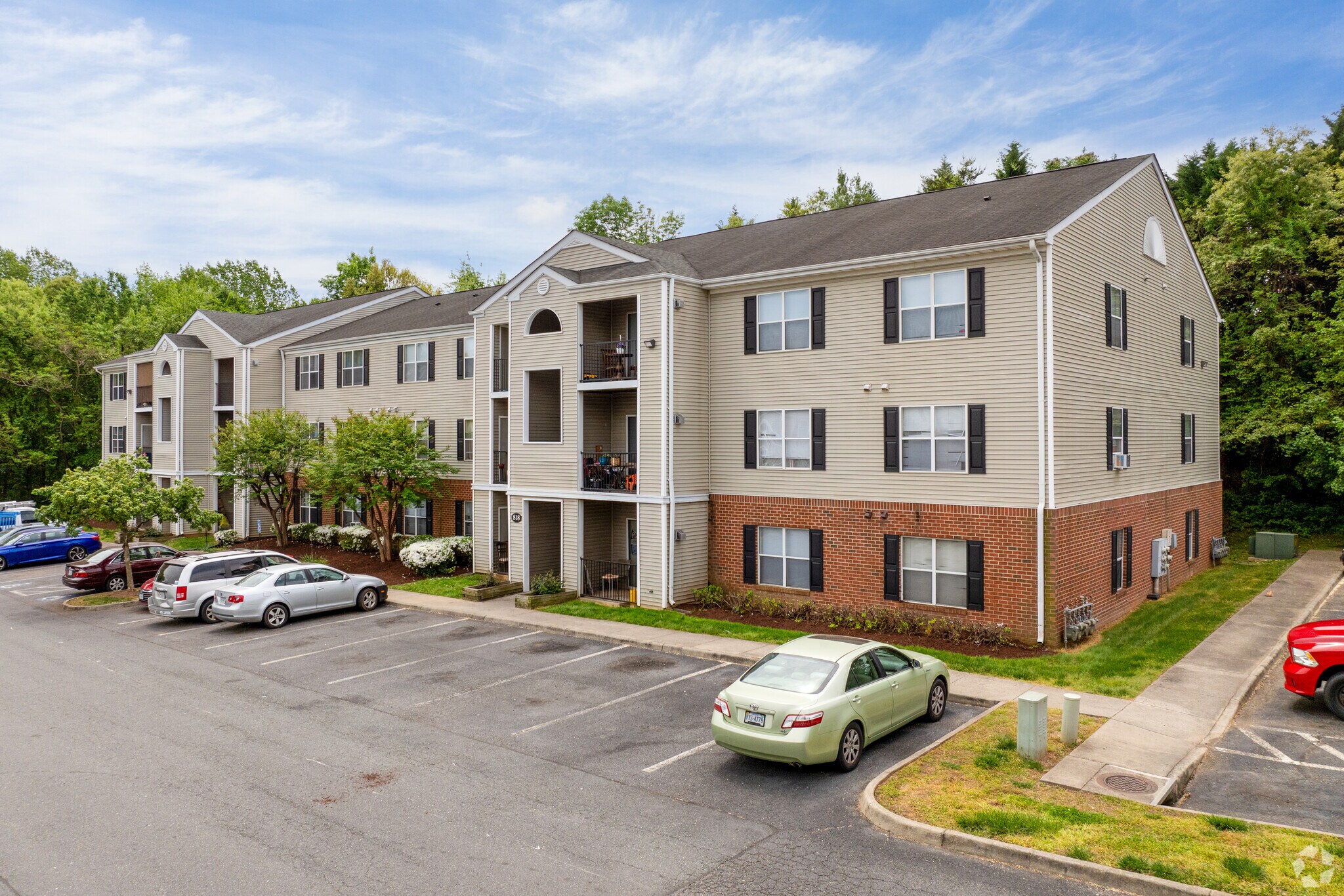 Building parking lot