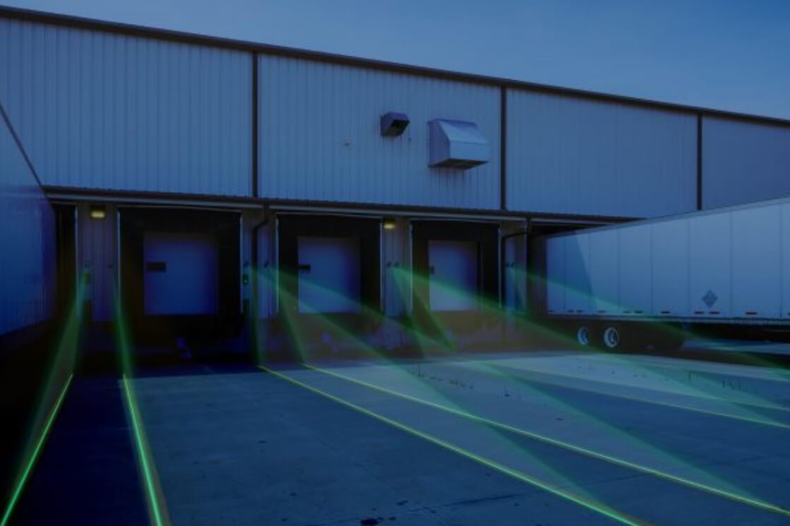Les solutions quai de chargement nocturne de Laserglow