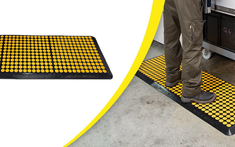 Tapis anti-fatigue : Le Matlast la solution anti-fatigue pour poste statique