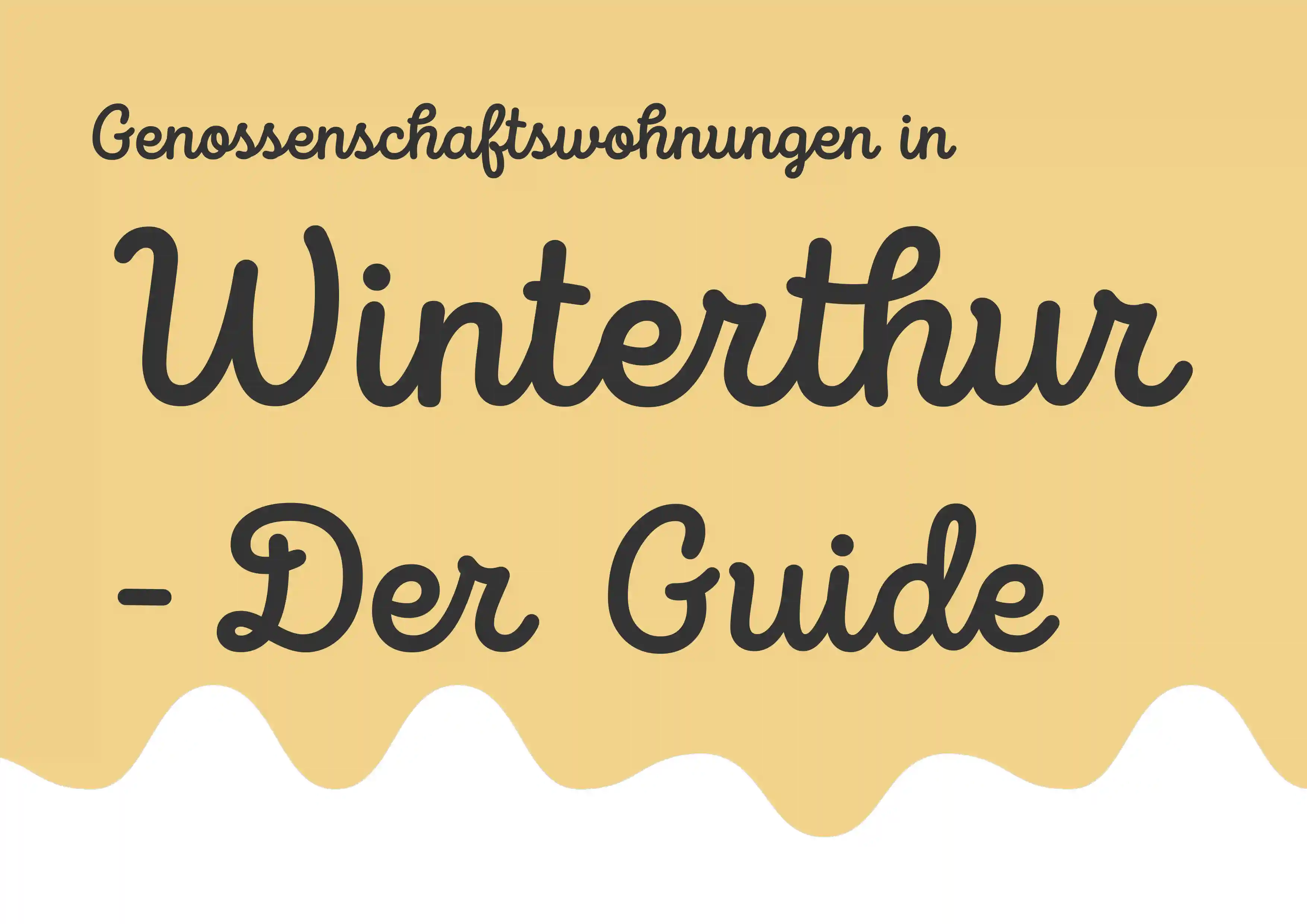 Genossenschaftswohnungen Winterthur: Kompletter Guide