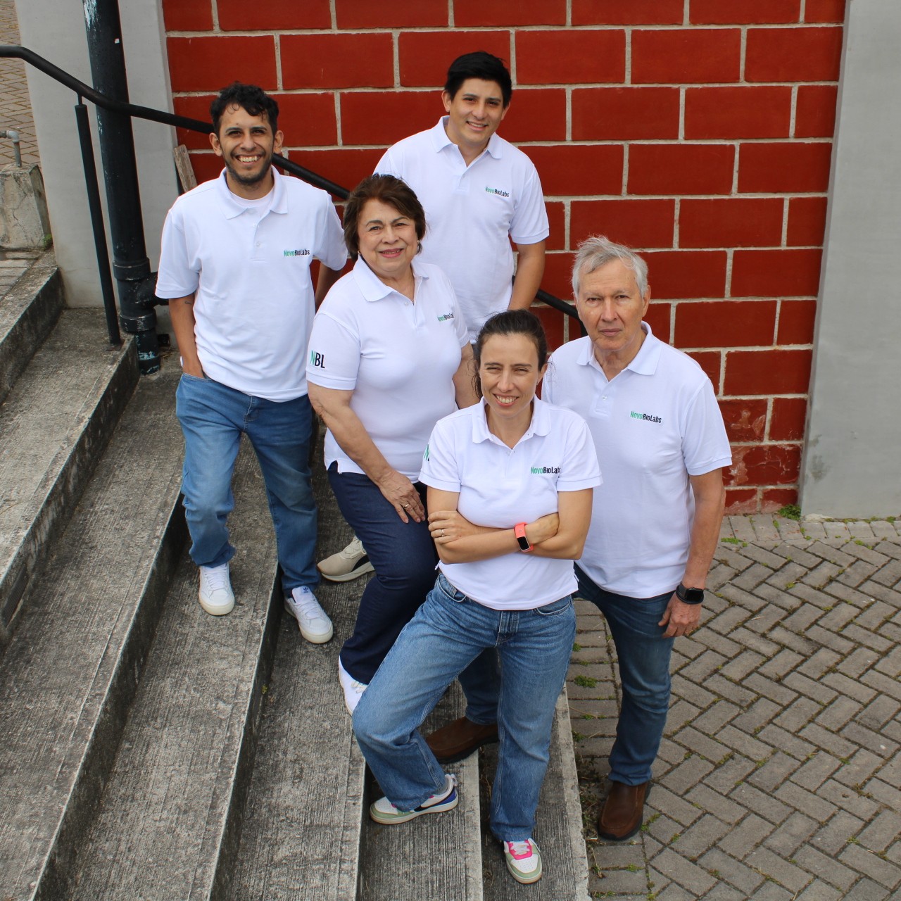 Photo with the five founders