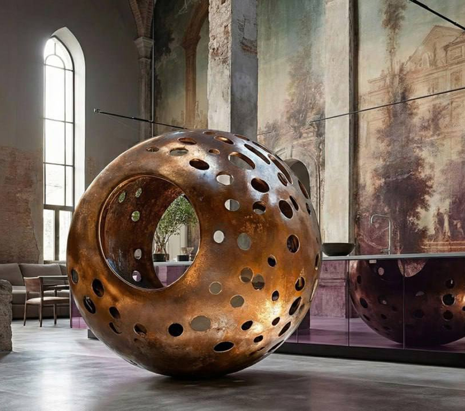 Come gli Spazi Cucina Interagiscono con l'Arte Scultorea