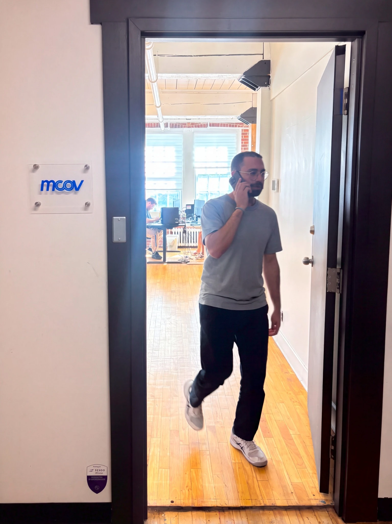 MOOV team collaborating at the Montréal office