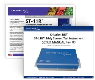 ST-11R setup and manual document images