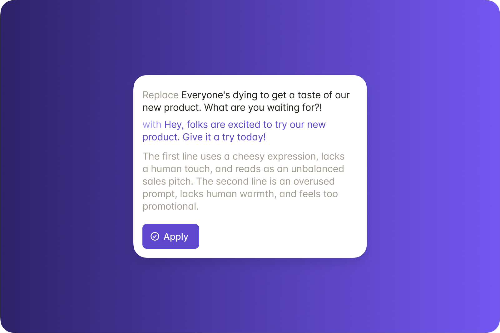 Example text of what is brand consistency in context of marketing content review
