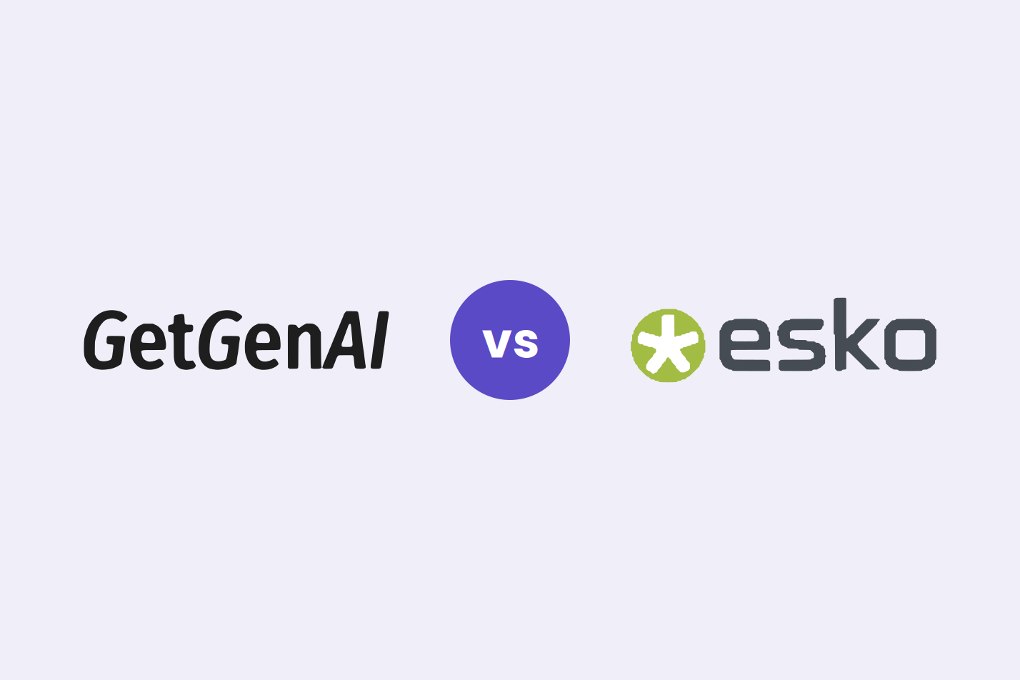 GetGenAI vs Esko comparison of AI artwork review software