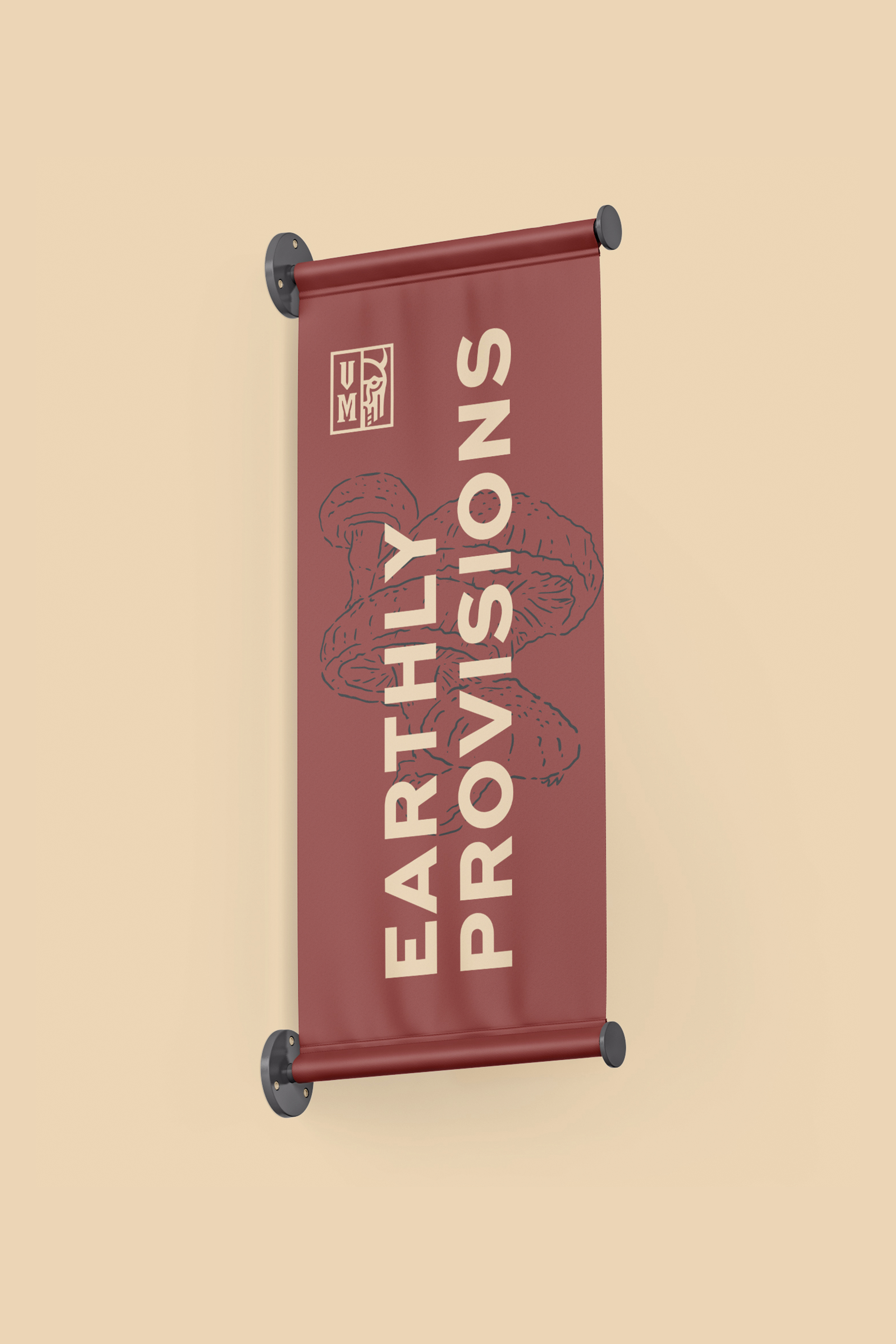 viking mushrooms earthly provisions signage