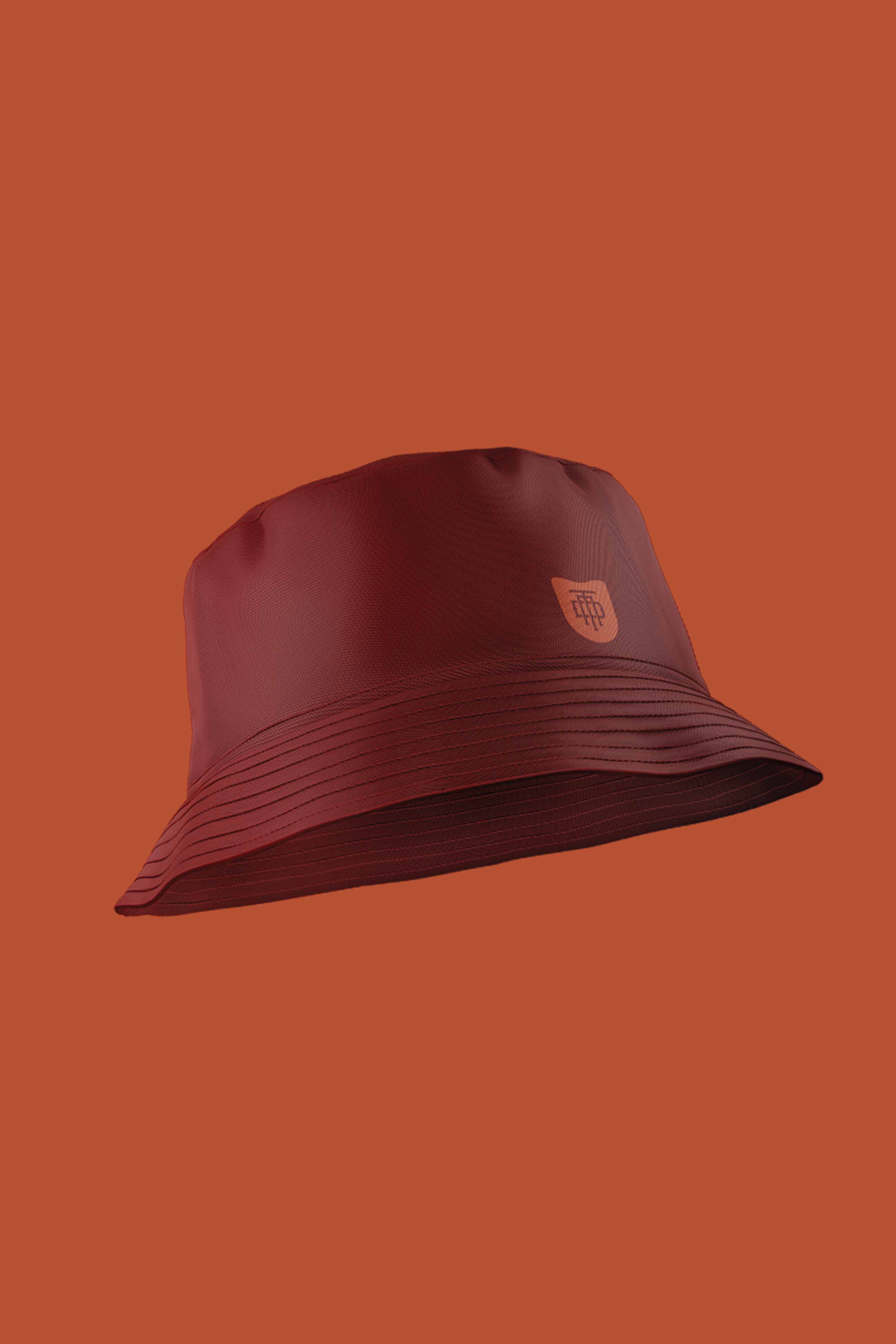 a bucket hat mockup for dead man's tongue