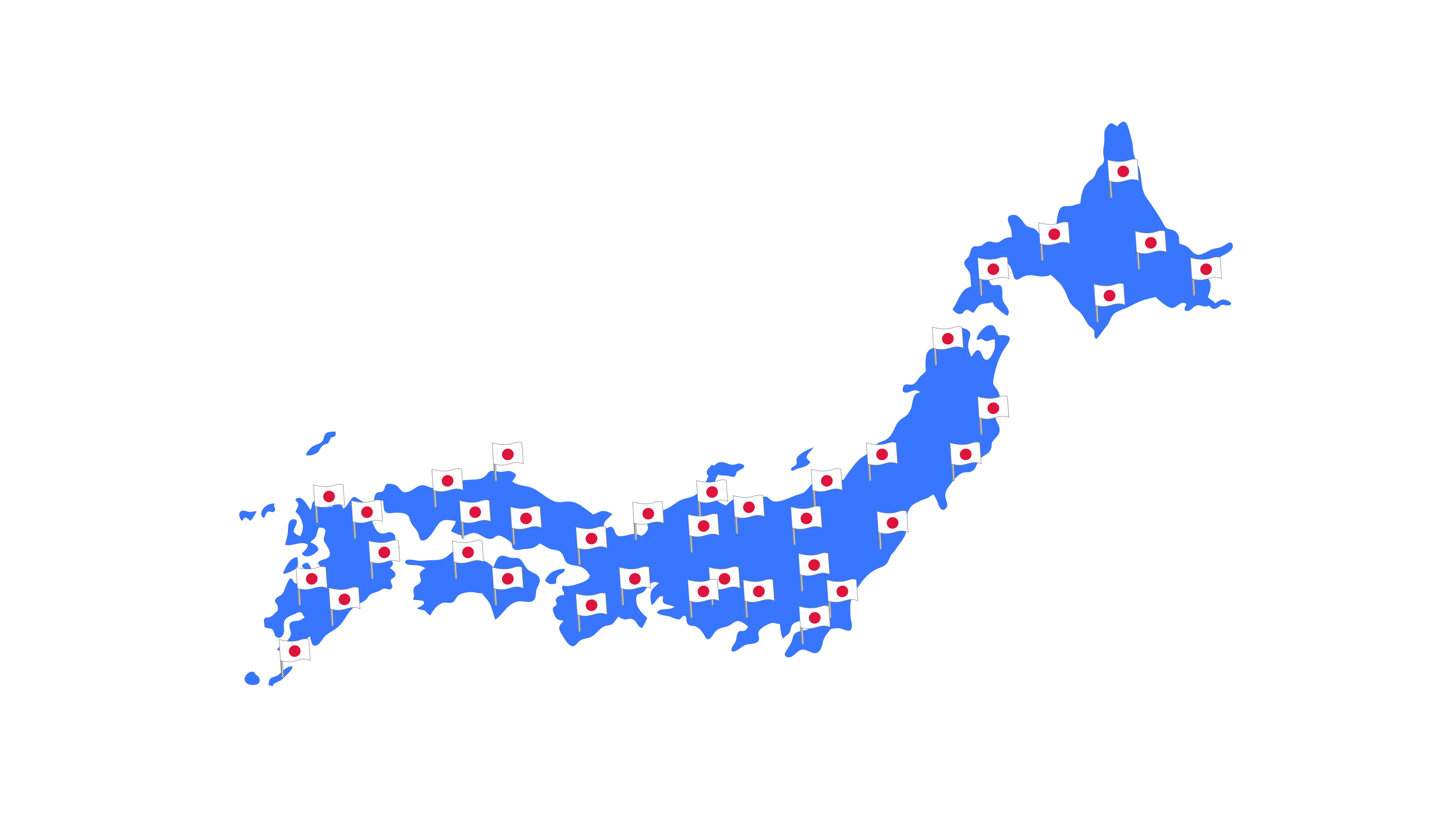 Map showing Old Houses Japan service areas across Japan, highlighting regions with available akiya properties.