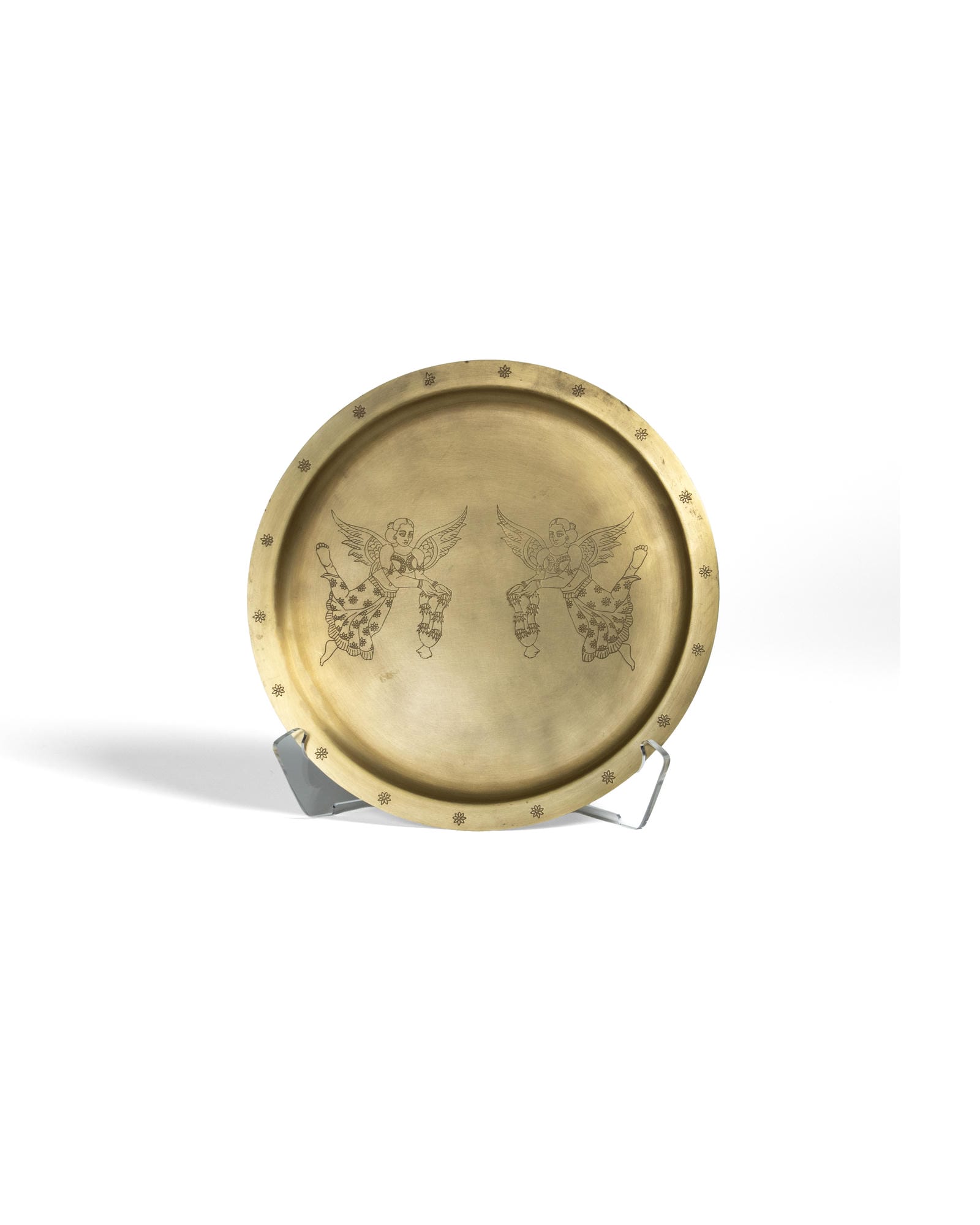 The Apsara Brass Tray