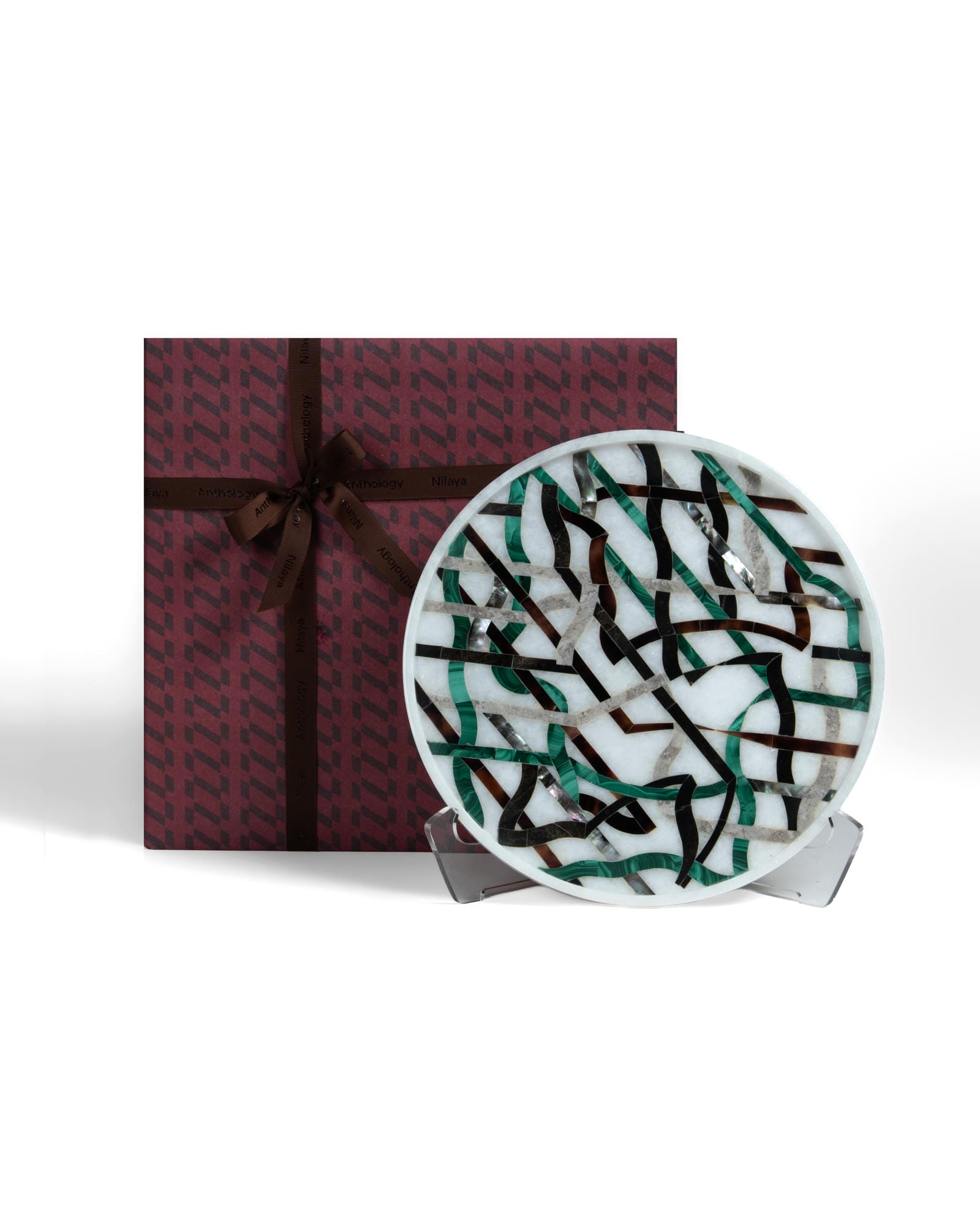 The Malachite Marble Plate