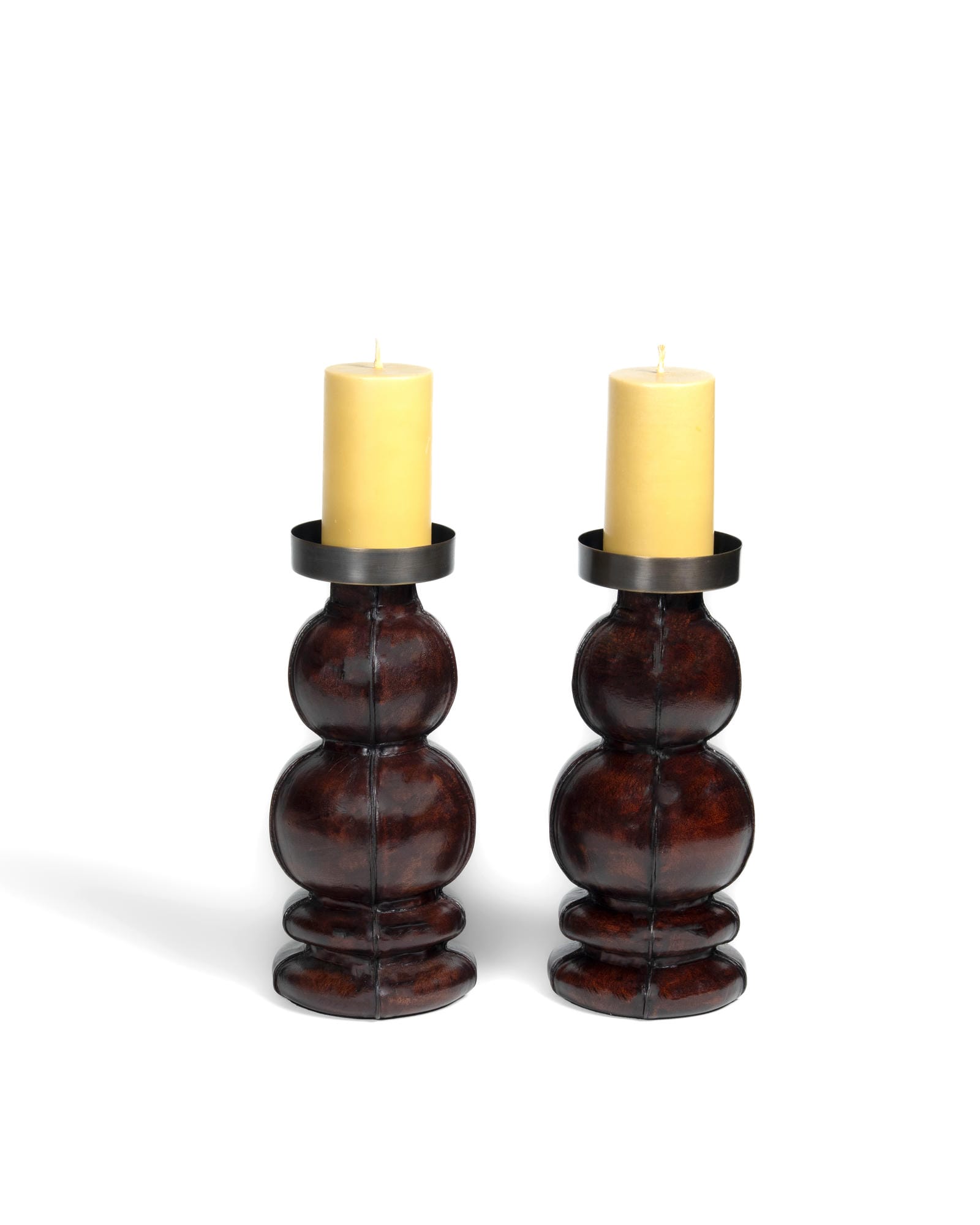 Sundara Leather Candlestand