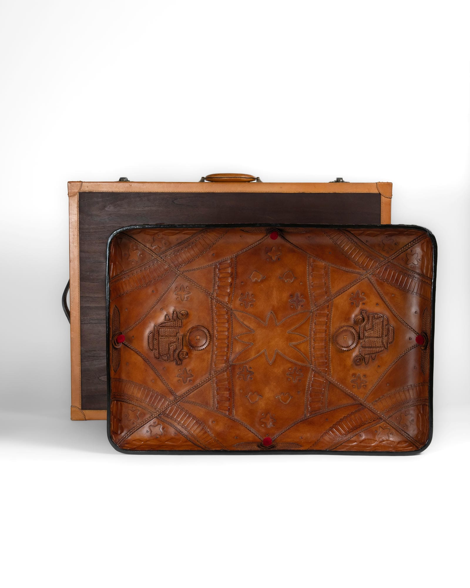 The Kolhapuri Leather Tray