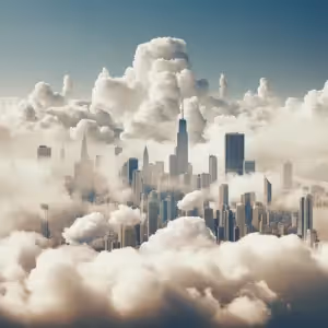 a city in the clouds
