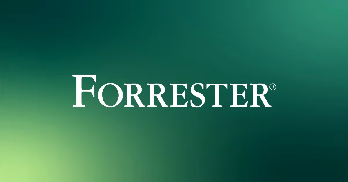 Forrester Logo on green background