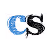 Stylized CS logo with blue and black letters featuring a partial swoosh design.