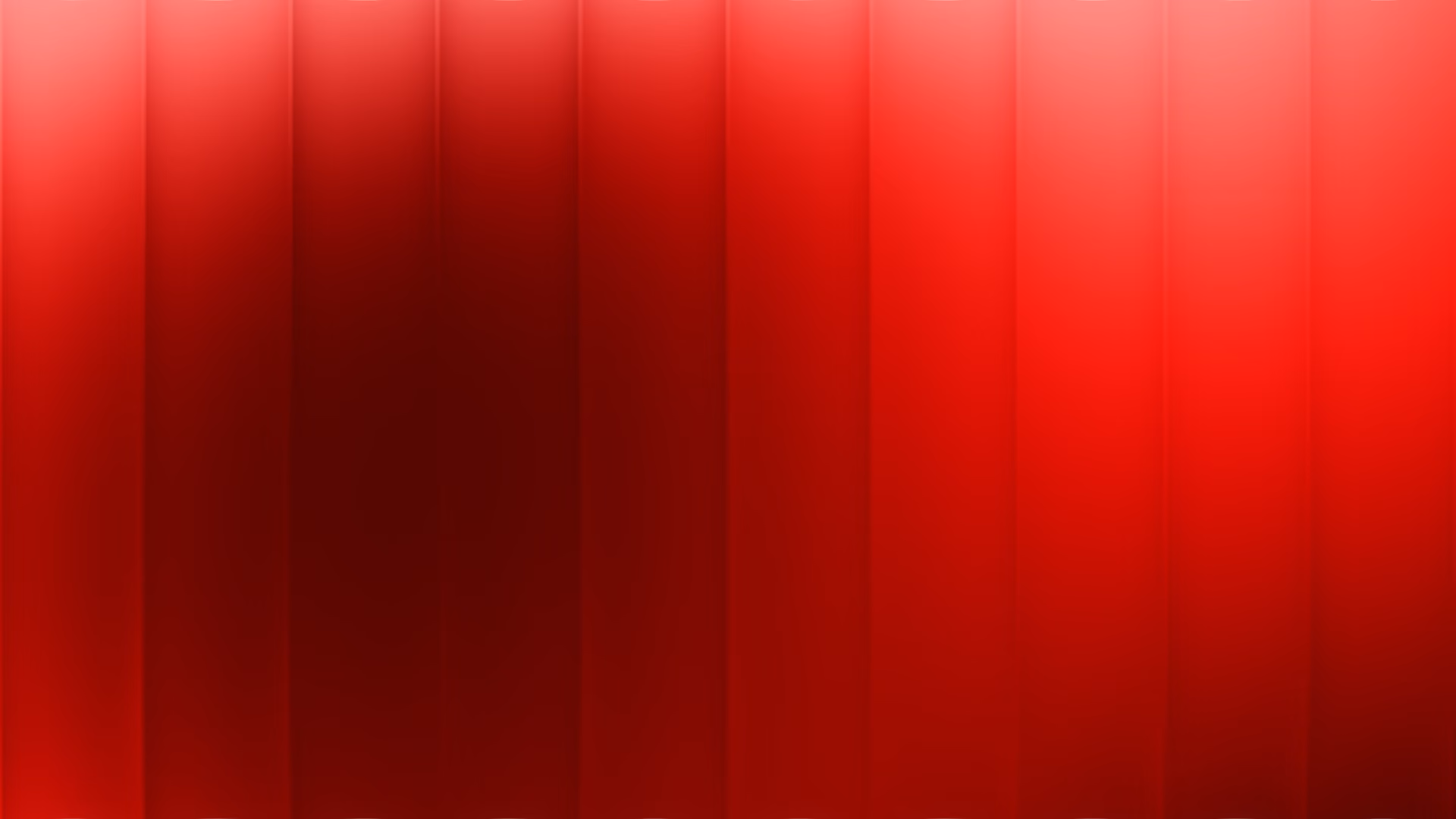 Red gradient background with vertical bands fading from dark to bright red tones.