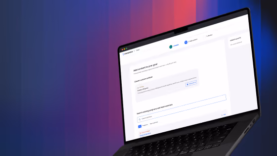 Laptop at an angle showing a web page with a form to add contact and paste content.