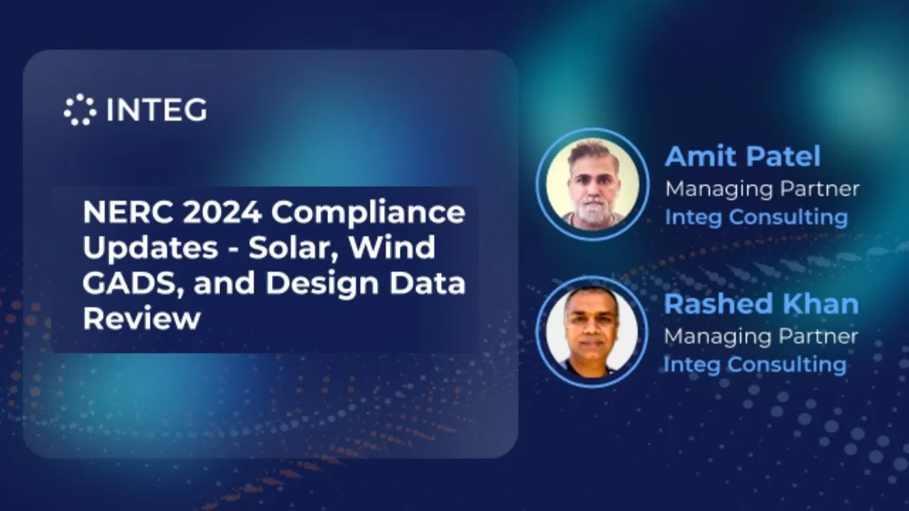 NERC 2024 Compliance Updates - Solar, Wind GADS and Design Data Review