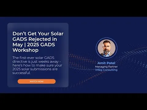 Don’t Get Your Solar GADS Rejected in May
